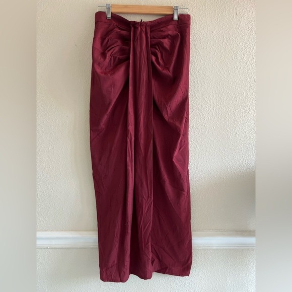 Sabina Musayev Dresses & Skirts - Sabina Musayev Aster Skirt in Garnet Burgundy Medium Feminine Whimsigoth Luxe